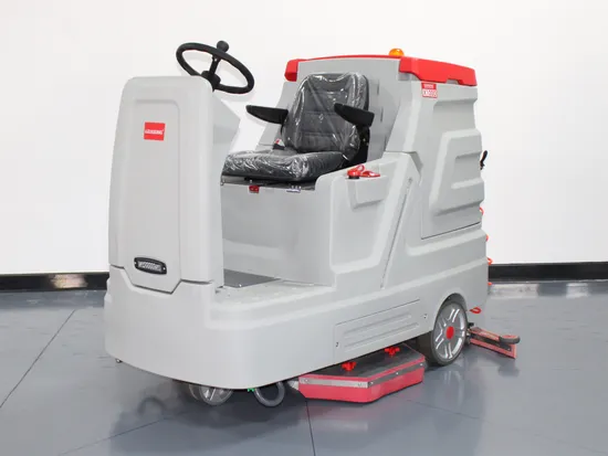 Industrial Scrubber Battery Ride on Floor Scrubber 250L Dual Brush Lithium Cleaning Machine
